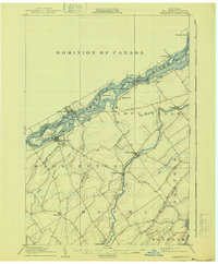 Download a high-resolution, GPS-compatible USGS topo map for Waddington, NY (1940 edition)