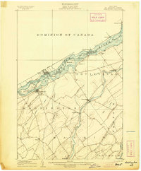 Download a high-resolution, GPS-compatible USGS topo map for Waddington, NY (1905 edition)
