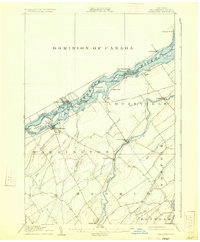 Download a high-resolution, GPS-compatible USGS topo map for Waddington, NY (1933 edition)