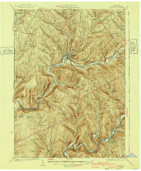 Download a high-resolution, GPS-compatible USGS topo map for Walton, NY (1940 edition)