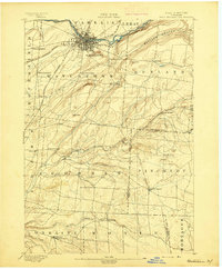 preview thumbnail of historical topo map of Watertown, NY in 1895
