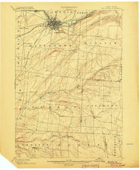 preview thumbnail of historical topo map of Watertown, NY in 1898