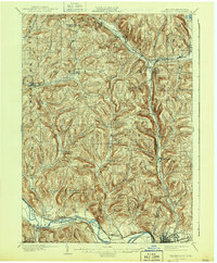 1902 Map of Waverly, 1943 Print