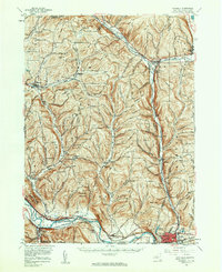 Download a high-resolution, GPS-compatible USGS topo map for Waverly, NY (1961 edition)
