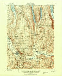 1902 Map of Livingston County, NY, 1954 Print