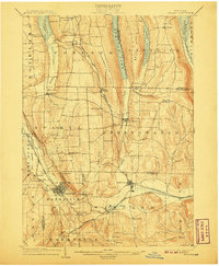 Download a high-resolution, GPS-compatible USGS topo map for Wayland, NY (1907 edition)