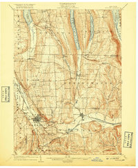 Download a high-resolution, GPS-compatible USGS topo map for Wayland, NY (1917 edition)