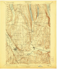 Download a high-resolution, GPS-compatible USGS topo map for Wayland, NY (1921 edition)