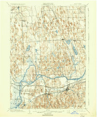 Download a high-resolution, GPS-compatible USGS topo map for Weedsport, NY (1933 edition)