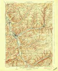 preview thumbnail of historical topo map of Allegany County, NY in 1926