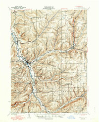 preview thumbnail of historical topo map of Allegany County, NY in 1926