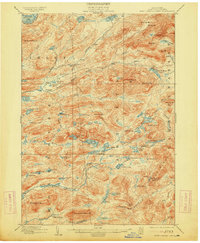 Download a high-resolution, GPS-compatible USGS topo map for West Canada Lakes, NY (1913 edition)