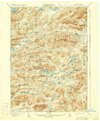 Download a high-resolution, GPS-compatible USGS topo map for West Canada Lakes, NY (1933 edition)