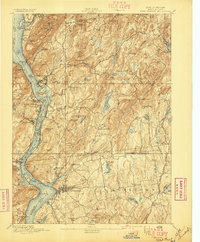 1894 Map of West Point, 1897 Print