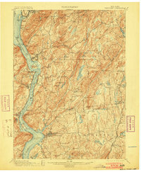1901 Map of West Point, 1903 Print