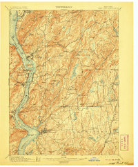 1901 Map of West Point, 1906 Print