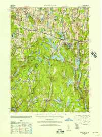 Download a high-resolution, GPS-compatible USGS topo map for White Lake, NY (1957 edition)