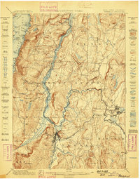 preview thumbnail of historical topo map of Washington County, NY in 1898