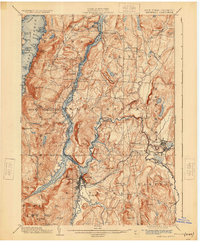 Download a high-resolution, GPS-compatible USGS topo map for Whitehall, NY (1925 edition)