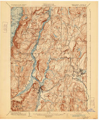 Download a high-resolution, GPS-compatible USGS topo map for Whitehall, NY (1929 edition)