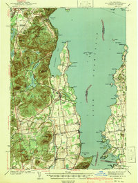 preview thumbnail of historical topo map of Essex County, NY in 1941