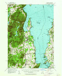 preview thumbnail of historical topo map of Essex County, NY in 1956