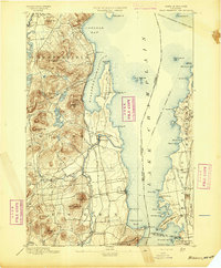 1895 Map of Willsboro
