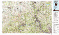 Download a high-resolution, GPS-compatible USGS topo map for East Liverpool, OH (1989 edition)
