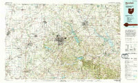 Download a high-resolution, GPS-compatible USGS topo map for Mansfield, OH (1994 edition)