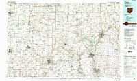 Download a high-resolution, GPS-compatible USGS topo map for Piqua, OH (1992 edition)