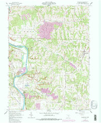 Download a high-resolution, GPS-compatible USGS topo map for Adamsville, OH (1987 edition)
