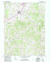 Download a high-resolution, GPS-compatible USGS topo map for Albany, OH (1995 edition)