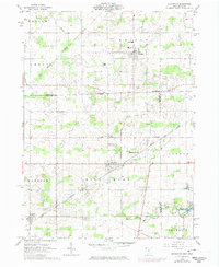 preview thumbnail of historical topo map of Alvordton, OH in 1961