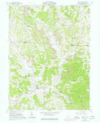 Download a high-resolution, GPS-compatible USGS topo map for Amesville, OH (1977 edition)