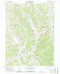 Download a high-resolution, GPS-compatible USGS topo map for Amesville, OH (1986 edition)