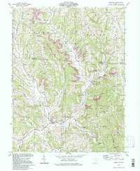 Download a high-resolution, GPS-compatible USGS topo map for Amesville, OH (1998 edition)