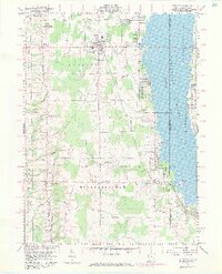 1959 Map of Andover, 1971 Print