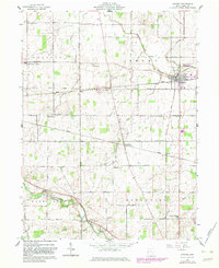 Download a high-resolution, GPS-compatible USGS topo map for Ansonia, OH (1983 edition)
