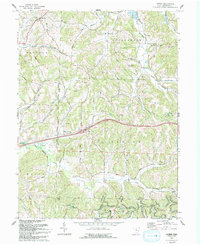 Download a high-resolution, GPS-compatible USGS topo map for Antrim, OH (1993 edition)