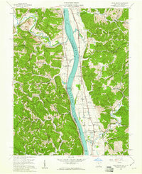 1958 Map of Apple Grove, WV, 1961 Print