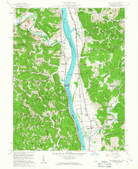 Download a high-resolution, GPS-compatible USGS topo map for Apple Grove, OH (1961 edition)