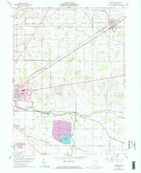 Download a high-resolution, GPS-compatible USGS topo map for Arcadia, OH (1973 edition)