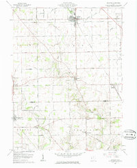 Download a high-resolution, GPS-compatible USGS topo map for Arcanum, OH (1985 edition)