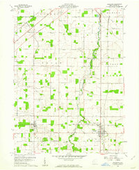 1960 Map of Arlington, OH, 1961 Print
