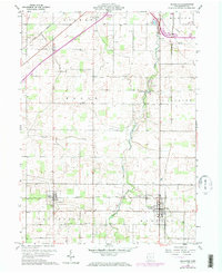 preview thumbnail of historical topo map of Arlington, OH in 1960