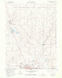 1961 Map of Ashland North, 1973 Print
