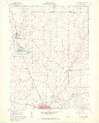 1961 Map of Ashland North, 1963 Print