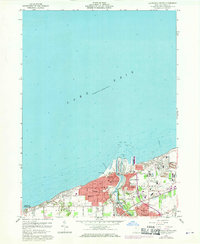 1960 Map of Ashtabula, OH, 1970 Print