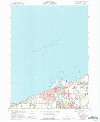 Download a high-resolution, GPS-compatible USGS topo map for Ashtabula North, OH (1991 edition)