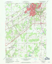 Download a high-resolution, GPS-compatible USGS topo map for Ashtabula South, OH (1971 edition)